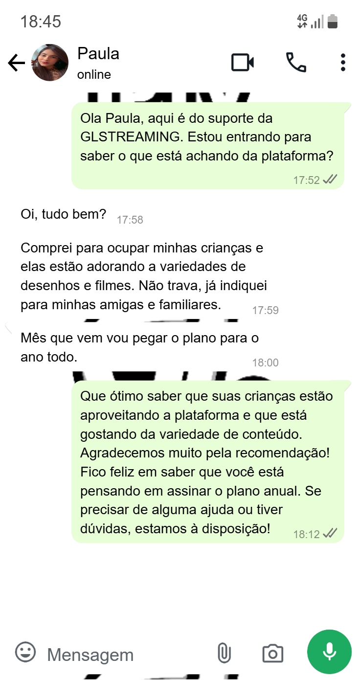 Depoimento Cliente 1